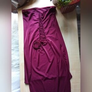 Oh Polly Ruby Strapless Mini/Maxi Dress M